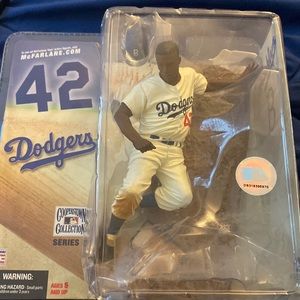 McFarlane CoopersTown Collection Series 3 Jackie Robinson Action Figure